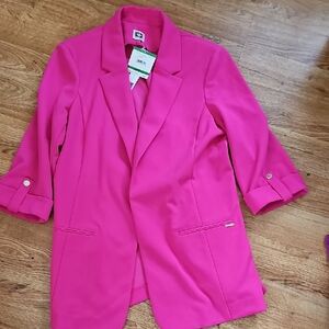 NEW! Anne KLEIN Women's Pink Blazer Size Large